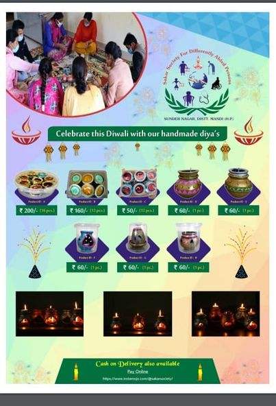 Celebrate this Diwali with beutiful Diya's. As our
