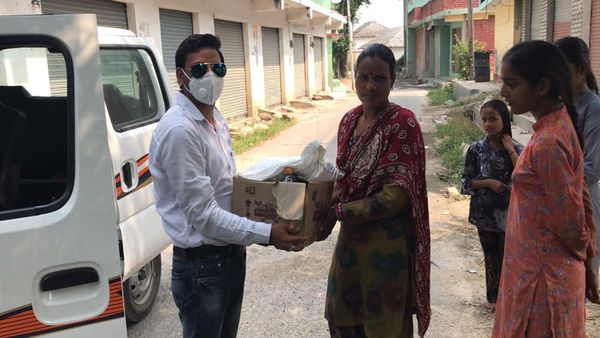sakar society distributed dry ration to its specia